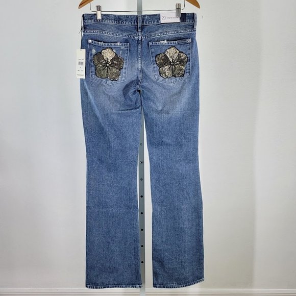 7 FOR ALL MANKIND original bootcut in maribel jeans Sz 29 NEW - Picture 3 of 8